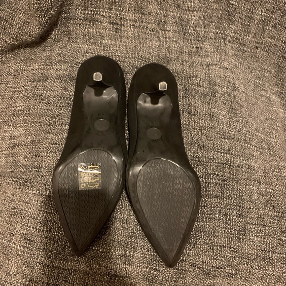 Michael Kors Black Saude Heels - Picture 4 of 5